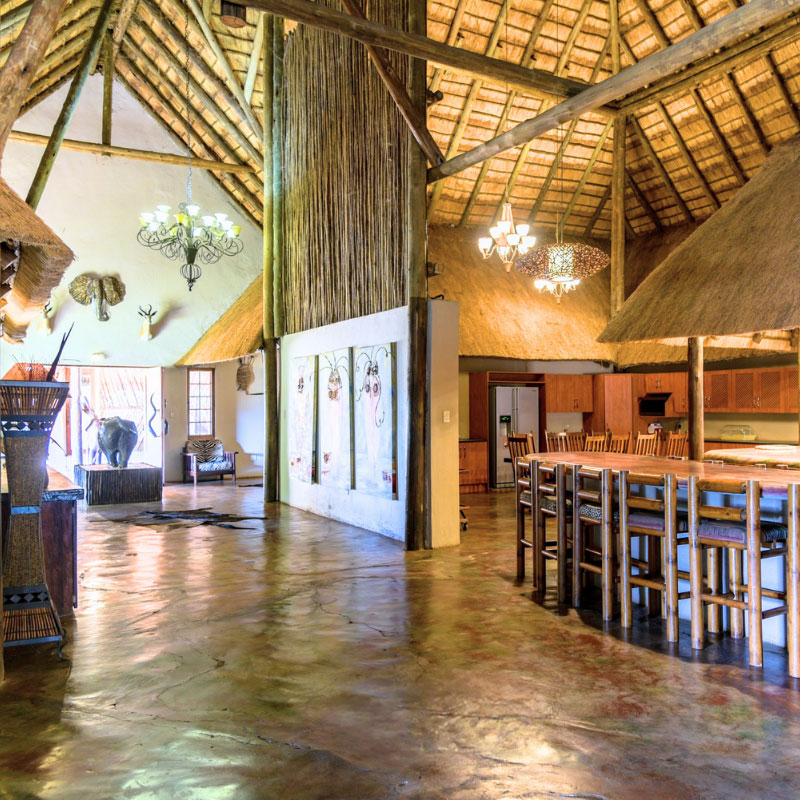 Tumbeta-Family-Lodge-Shared-Space Interior of the Luxury Safari Tents at Tumbeta Family Lodge.